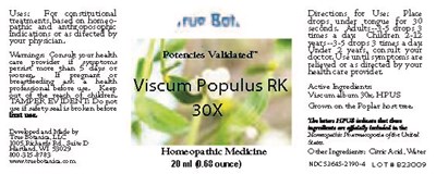 Viscum Populus Rk 30x (Viscum Populus Rk 30x 20 mL Final V1 2 9 2023 Compressed)